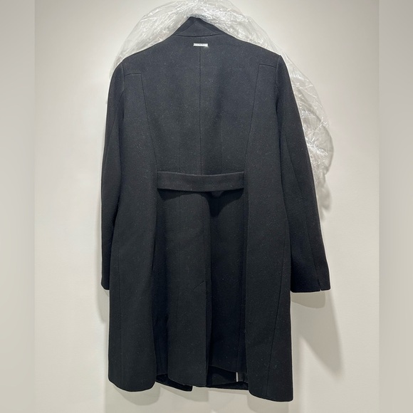 Vince Camuto Black Wool 3/4 Jacket Size L - Picture 2 of 8